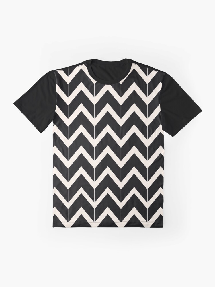 Thumbnail 4 of 5, Graphic T-Shirt, Black & Ivory designed and sold by Beth Thompson.