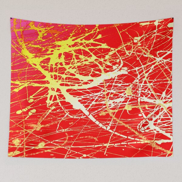 Item preview, Pollock Style Modern Art Pattern Design - Inverted Color 10 (Original artwork/design, not reproduction) designed and sold by vortexatelier.