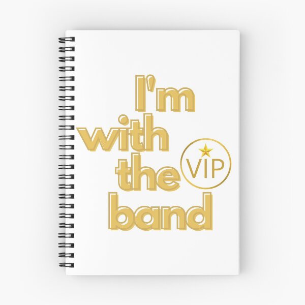 Item preview, I'm With The Band VIP Gold designed and sold by concettaellis.