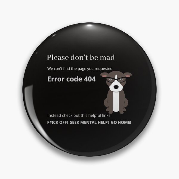 Item preview, Error 404 Dog designed and sold by yokie1111.