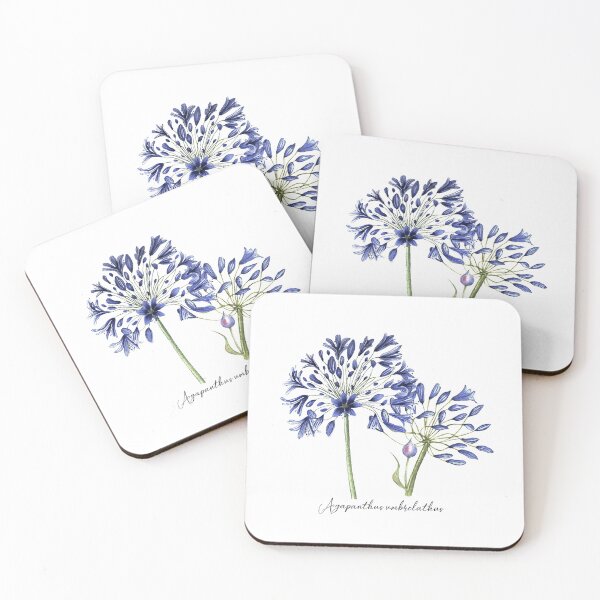 Item preview, Agapanthus flower designed and sold by latiendadearyam.