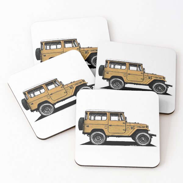 Item preview, Toyota FJ40 Land Cruiser Mustard Yellow designed and sold by Coloredo.