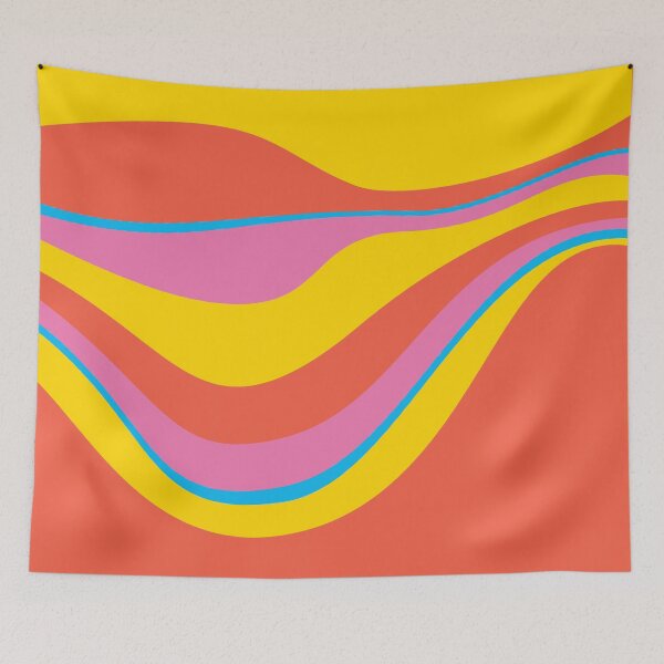 Item preview, Fluid retro waves designed and sold by Retro Society.