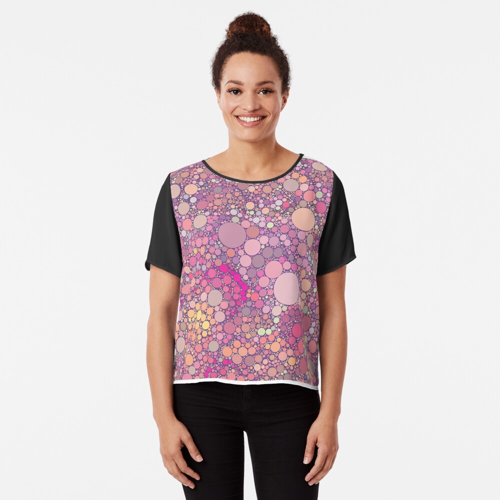 Candy Dots Chiffon Top