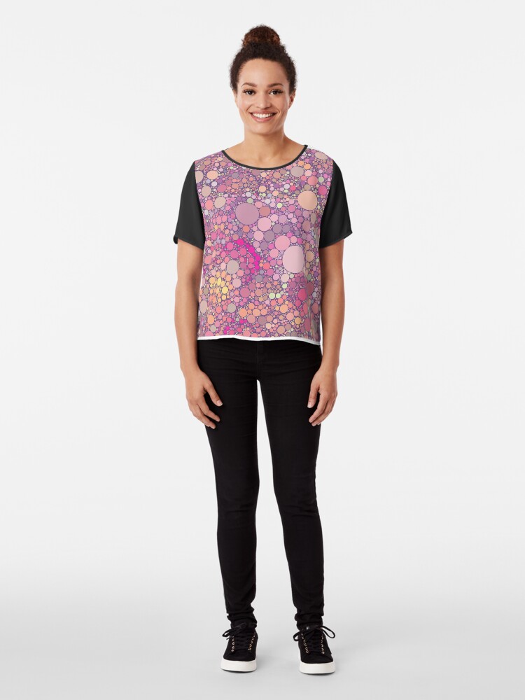 Alternate view of Candy Dots Chiffon Top