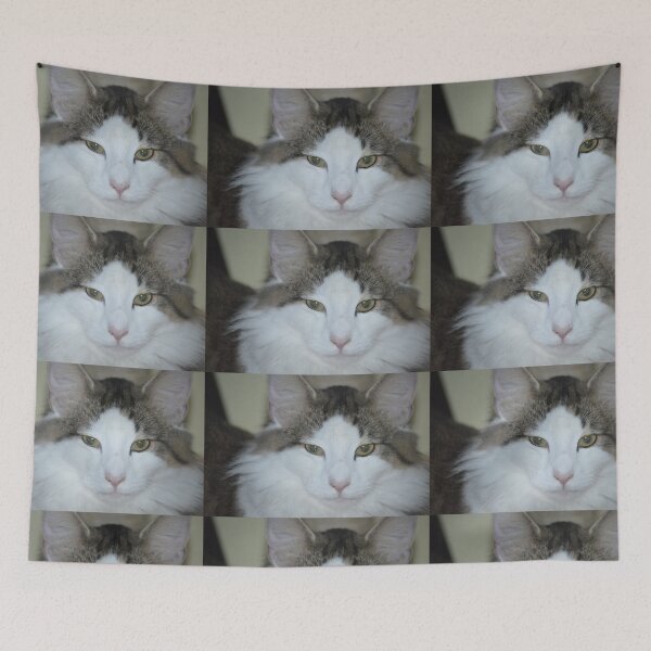 Item preview, Norwegian forest cat portrait designed and sold by dELLaS-Ghoust.