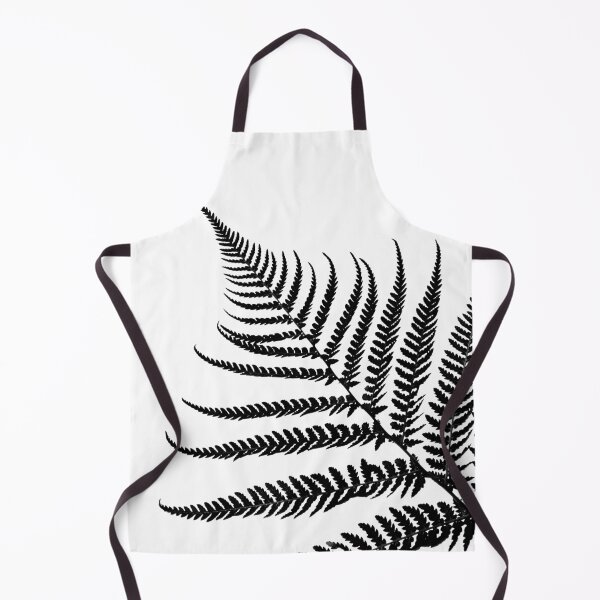 Item preview, Black and White Plant Artwork, Fern Leaf designed and sold by badlydrawnbabe.