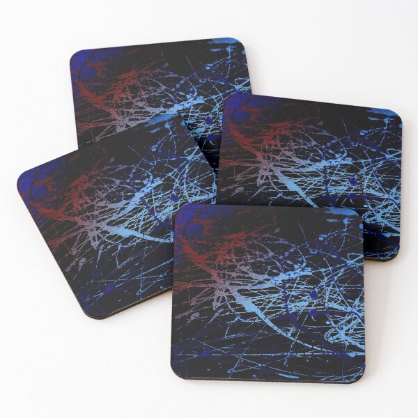 Item preview, Pollock Style Modern Art Pattern Design - Inverted Color 12 designed and sold by vortexatelier.