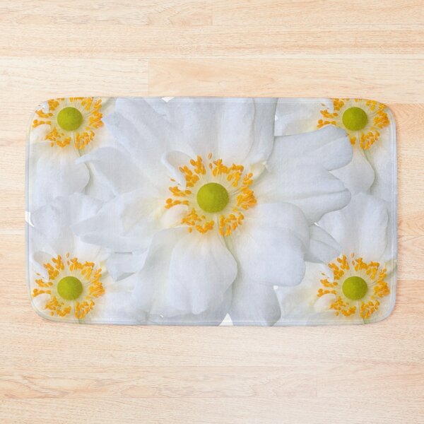 Item preview, White Flower Anemone Still Life Floral Photography designed and sold by CottoVerdi.