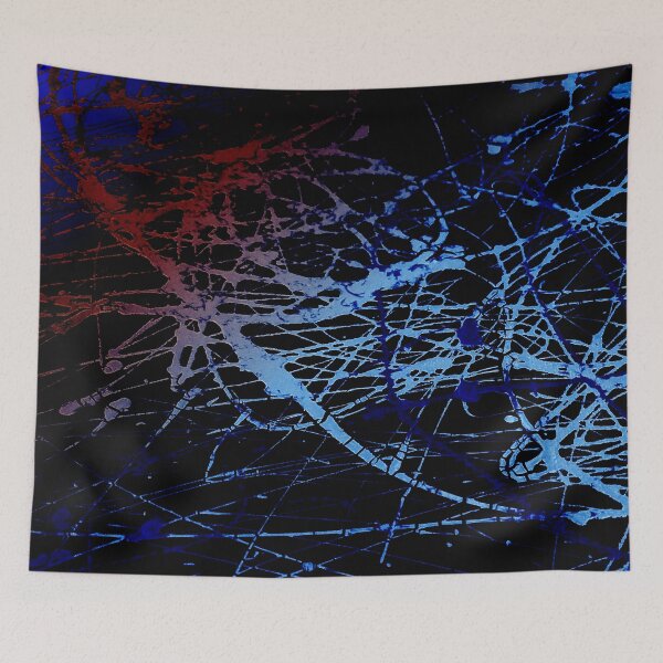 Item preview, Pollock Style Modern Art Pattern Design - Inverted Color 12 designed and sold by vortexatelier.