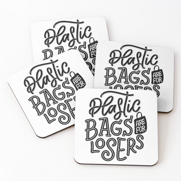 Item preview, Plastic Bags are for losers designed and sold by Qitchup.