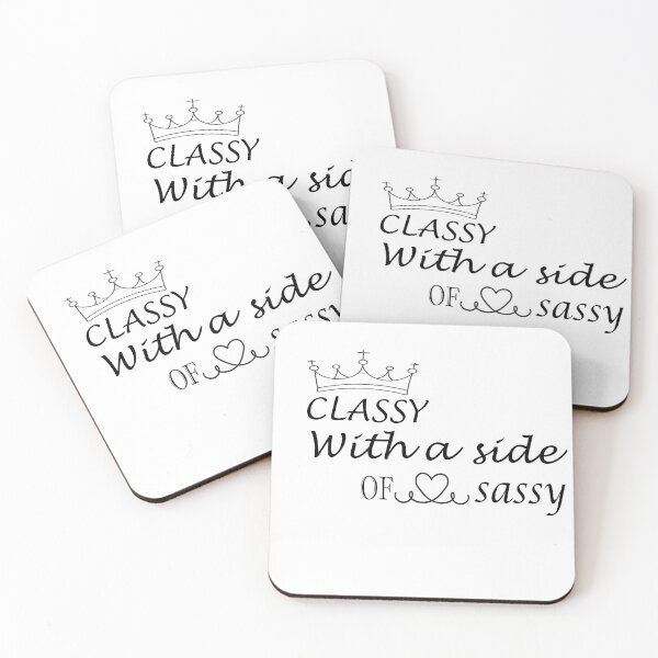 Item preview, Classy with a side of sassy t-shirt designed and sold by khodjaikram20.