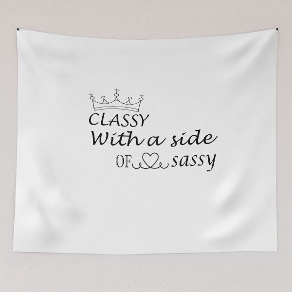 Item preview, Classy with a side of sassy t-shirt designed and sold by khodjaikram20.