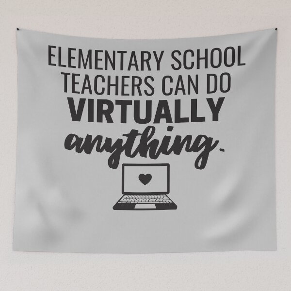 Item preview, Elementary School teachers Can Do Virtually Anything Online Learning 2021 designed and sold by natalieritchie.