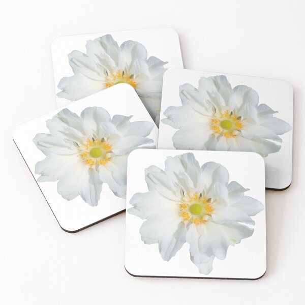 Item preview, White Flower Anemone Still Life Floral Photography designed and sold by CottoVerdi.
