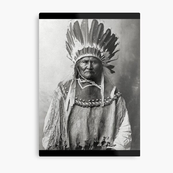 Geronimo Metal Print
