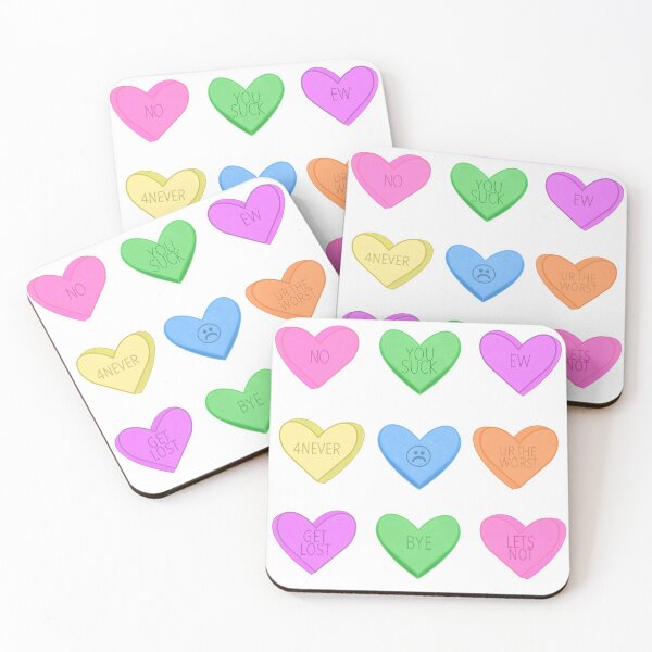 Item preview, Anti Valentines Candy Hearts designed and sold by FauxAlien.
