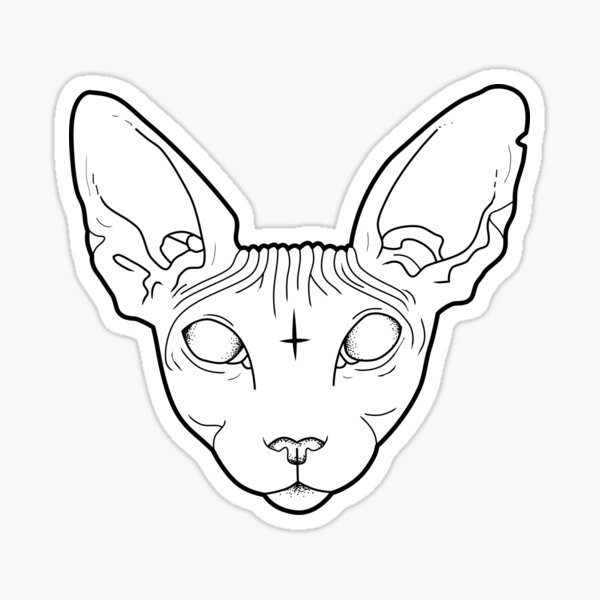 Stickers Sur Le Theme Sphynx Redbubble