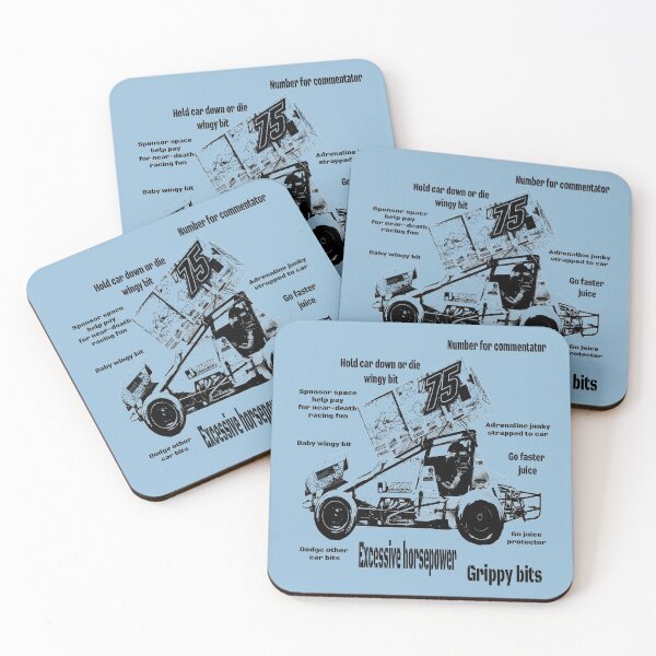 Item preview, Anatomy of a Sprint Car - optimised for light merch designed and sold by shaynetwright.