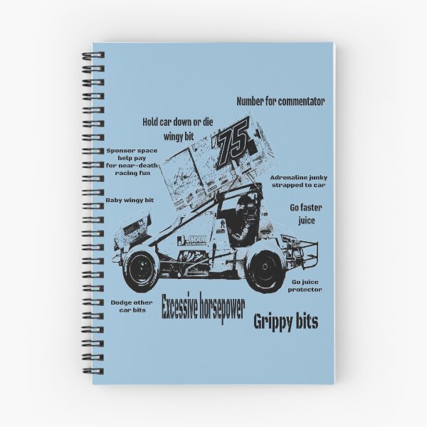 Item preview, Anatomy of a Sprint Car - optimised for light merch designed and sold by shaynetwright.