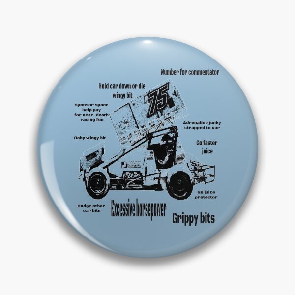 Item preview, Anatomy of a Sprint Car - optimised for light merch designed and sold by shaynetwright.