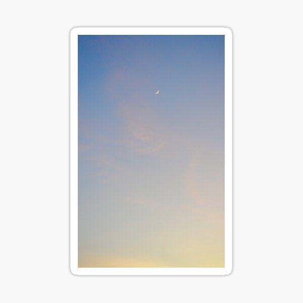 Dreamy Aesthetic Sunset Cloud Polaroid Sticker Bullet Journal Stickers,  Cute Stickers, Aesthetic Polaroid Stickers, Studio Ghibli Stickers 