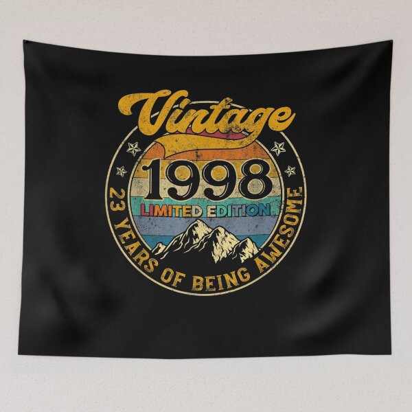 Item preview, Retro Vintage 1998 23rd Birthday Gifts 23 Year Old  designed and sold by lolahomya.