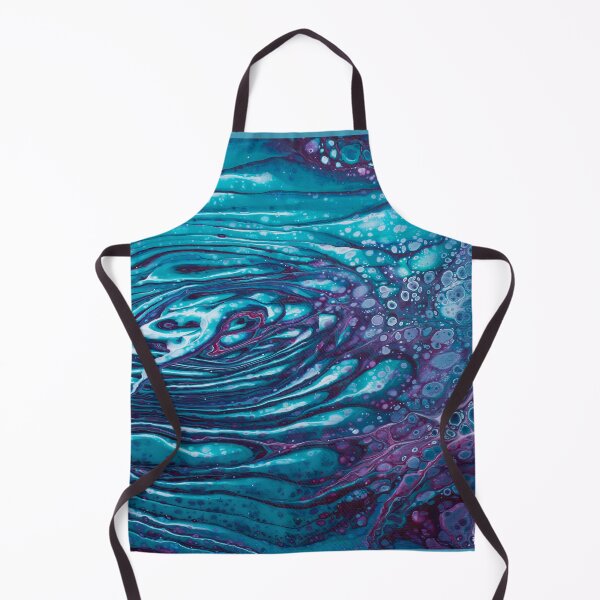 Item preview, Double Acrylic Ring Art 1 with super bright teals and purples. designed and sold by KinsleyCole.
