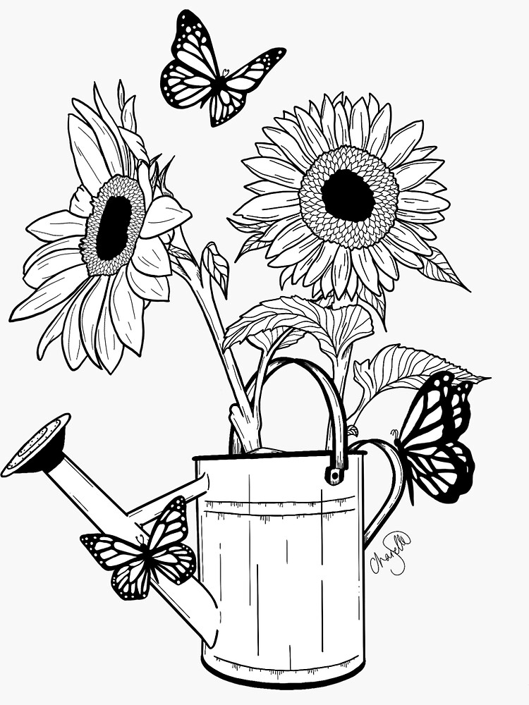 Watering Can Drawing Images - Free Download on Freepik