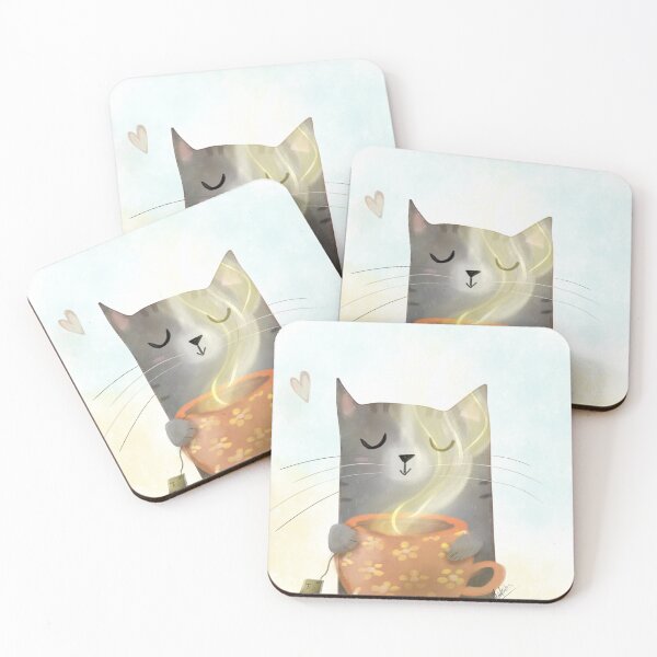 Item preview, Caturdays and teaclub designed and sold by markatos.