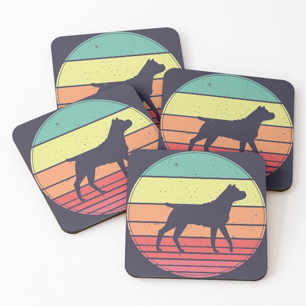 Artikelvorschau, Cane Corso - Italienischer Mastiff Vintage Retro Sonnenuntergang entworfen und verkauft von faudeltn.