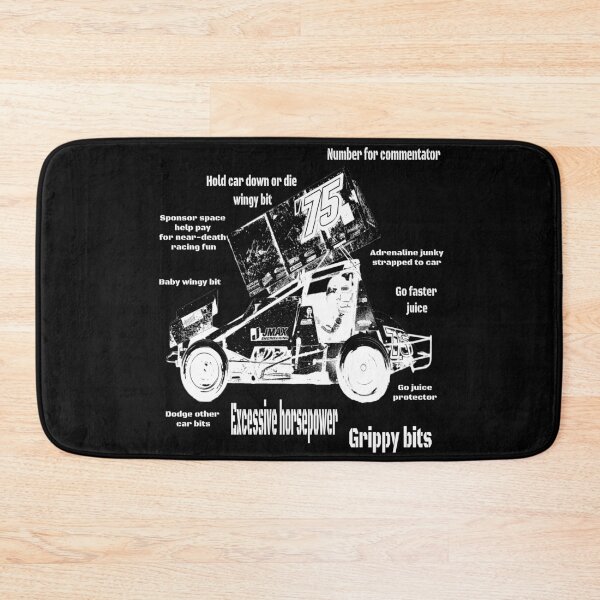 Item preview, Anatomy of a Sprint Car - optimised for dark merch designed and sold by shaynetwright.