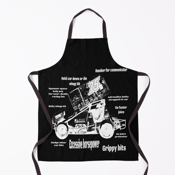 Item preview, Anatomy of a Sprint Car - optimised for dark merch designed and sold by shaynetwright.