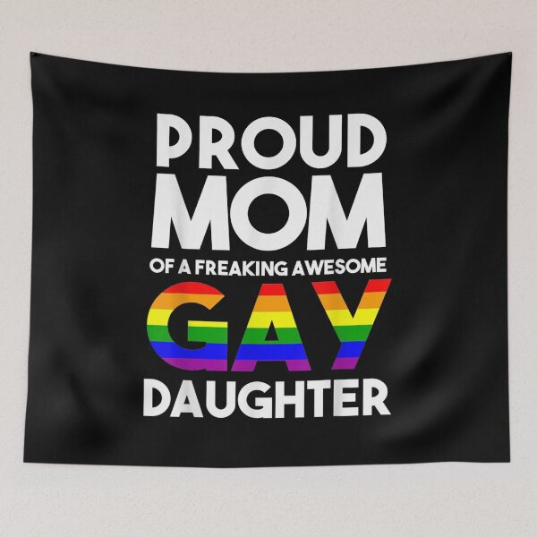 Item preview, Lgbtq Proud Mom Of A Gay Daughter Lgbtq Ally Free Mom Hugs  designed and sold by lolahomya.
