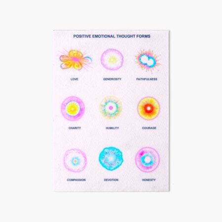 THE POSITIVE EMOTIONS Art Board Print