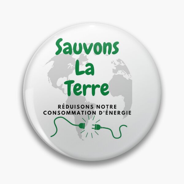 Item preview, Save the earth, reduce our energy consumption designed and sold by mgconseils.