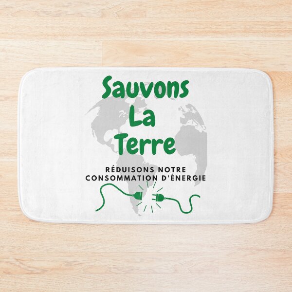 Item preview, Save the earth, reduce our energy consumption designed and sold by mgconseils.