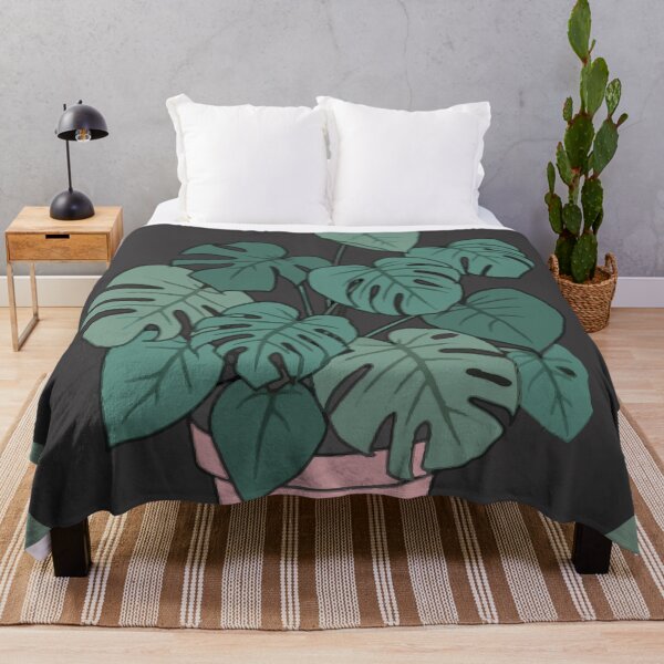 Item preview, plant pot big leaves monstera ribbon cursive cute letter writting designed and sold by am-mantilla2156.