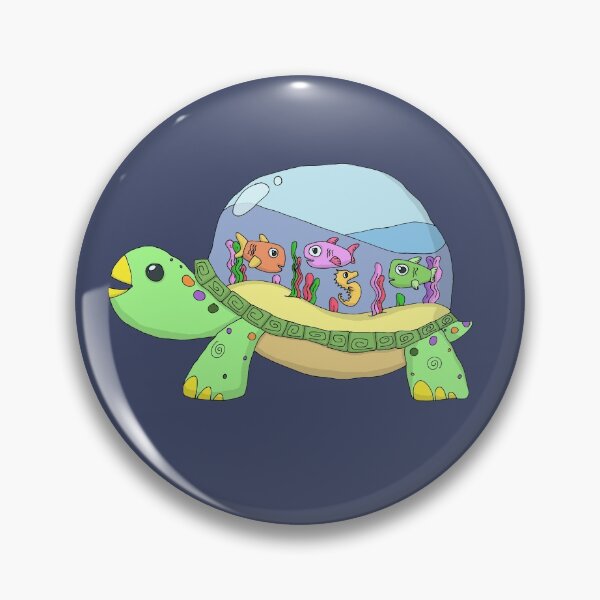 Item preview, Fish Tank Kawaii Turtle Pet designed and sold by Chubuter.
