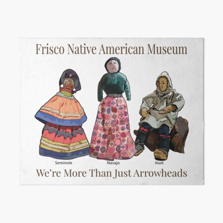 Native American Dolls Art Board Print