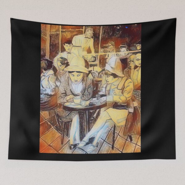 Item preview, The Cafe designed and sold by pinkyjainpan.