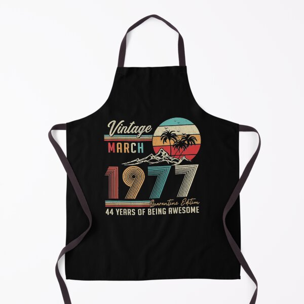 Item preview, March 1977 Vintage 44 Years Old Retro 44th Birthday Gift  designed and sold by ninapfvu.