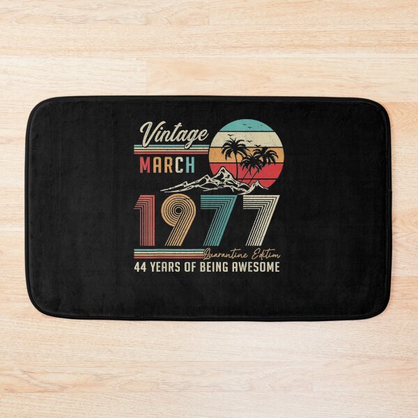 Item preview, March 1977 Vintage 44 Years Old Retro 44th Birthday Gift  designed and sold by ninapfvu.