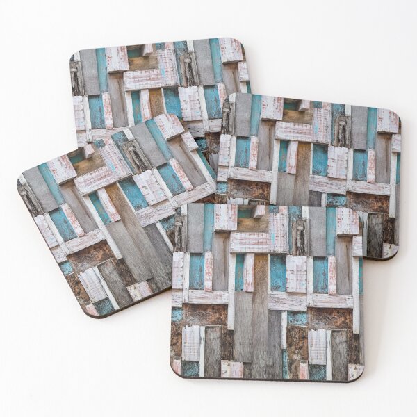 Item preview, Old Vintage Faded Paint Wood Blocks Texture Painted Pattern  designed and sold by WheresMyMojo.
