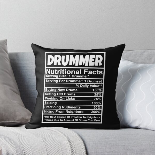 Item preview, DRUMMER Nutritional Facts designed and sold by dhajr.