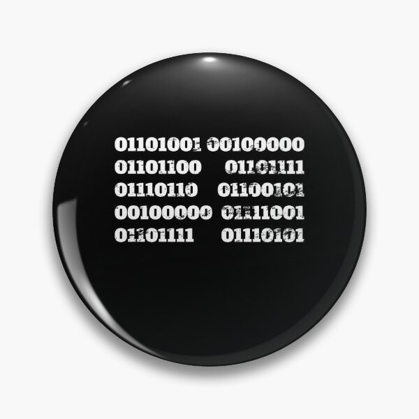 Item preview, i love you in binary code computer Retro Vintage designed and sold by Jeangel97.
