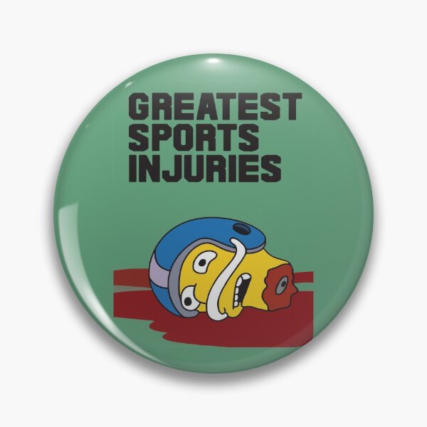 Artikelvorschau, Größte Sportverletzungen Lustig Das von Simpsons inspirierte Magazin aus den 90er Jahren Cartoons entworfen und verkauft von CompuGlobalCorp.