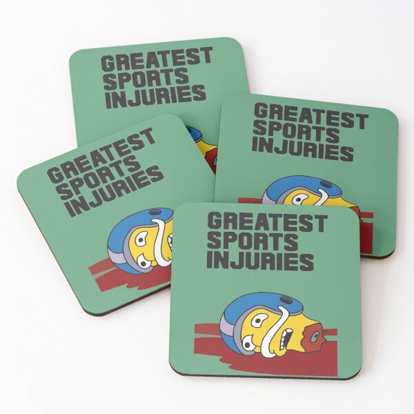 Item preview, Greatest Sports Injuries Funny The Simpsons Inspired Magazine From 90's Cartoons designed and sold by CompuGlobalCorp.