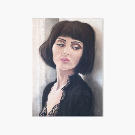 Pensive beauty Art Board Print