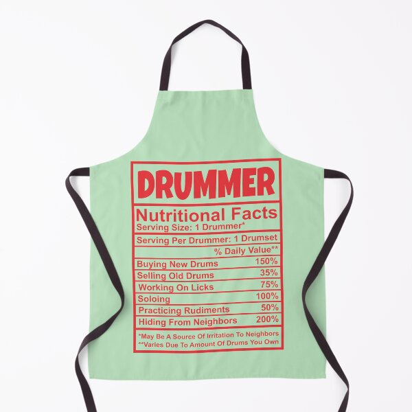 Item preview, DRUMMER Nutritional Facts designed and sold by dhajr.